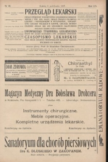 Przegląd Lekarski oraz Czasopismo Lekarskie. 1917, nr 40