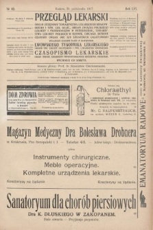 Przegląd Lekarski oraz Czasopismo Lekarskie. 1917, nr 42