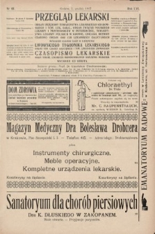 Przegląd Lekarski oraz Czasopismo Lekarskie. 1917, nr 48