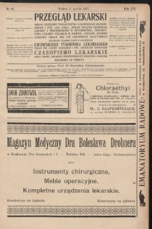 Przegląd Lekarski oraz Czasopismo Lekarskie. 1917, nr 49