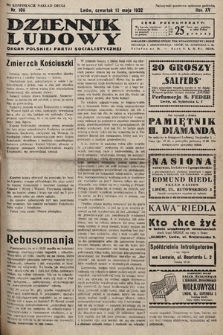 Dziennik Ludowy : organ Polskiej Partij Socjalistycznej. 1932, nr 106