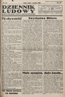 Dziennik Ludowy : organ Polskiej Partij Socjalistycznej. 1932, nr 121