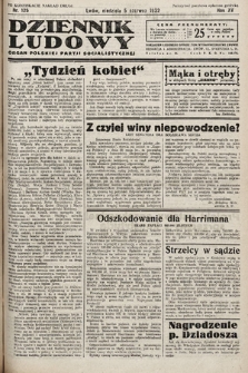 Dziennik Ludowy : organ Polskiej Partij Socjalistycznej. 1932, nr 125