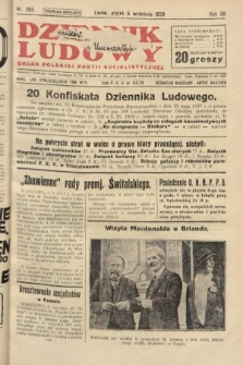 Dziennik Ludowy : organ Polskiej Partji Socjalistycznej. 1929, nr 203