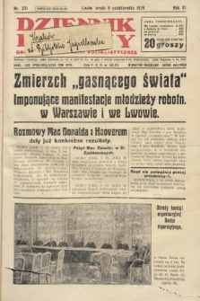 Dziennik Ludowy : organ Polskiej Partji Socjalistycznej. 1929, nr 231