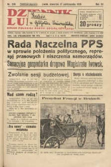 Dziennik Ludowy : organ Polskiej Partji Socjalistycznej. 1929, nr 238