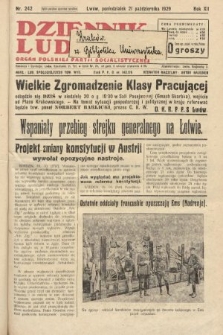 Dziennik Ludowy : organ Polskiej Partji Socjalistycznej. 1929, nr 242