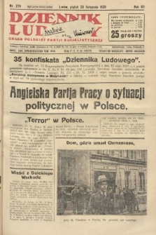 Dziennik Ludowy : organ Polskiej Partji Socjalistycznej. 1929, nr 276