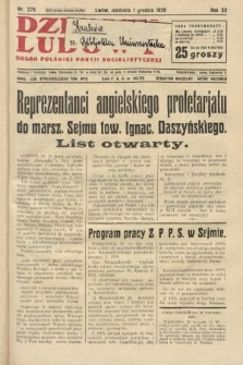 Dziennik Ludowy : organ Polskiej Partji Socjalistycznej. 1929, nr 278