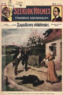 Szerlok Holmes : tygodnik kryminalny. 1909, nr 16