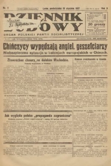 Dziennik Ludowy : organ Polskiej Partji Socjalistycznej. 1927, nr 7