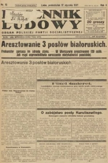 Dziennik Ludowy : organ Polskiej Partji Socjalistycznej. 1927, nr 13