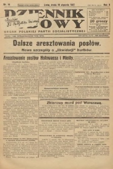 Dziennik Ludowy : organ Polskiej Partji Socjalistycznej. 1927, nr 14