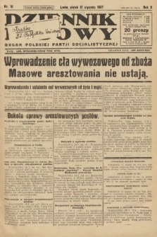 Dziennik Ludowy : organ Polskiej Partji Socjalistycznej. 1927, nr 16