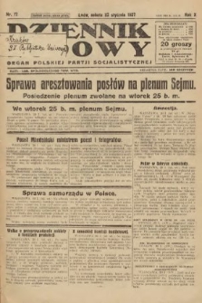 Dziennik Ludowy : organ Polskiej Partji Socjalistycznej. 1927, nr 17