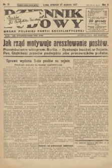 Dziennik Ludowy : organ Polskiej Partji Socjalistycznej. 1927, nr 21