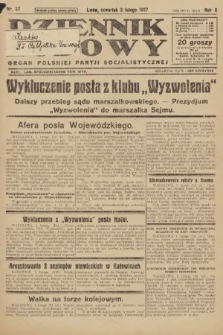 Dziennik Ludowy : organ Polskiej Partji Socjalistycznej. 1927, nr 27