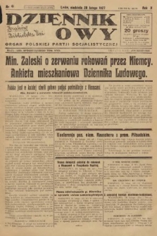 Dziennik Ludowy : organ Polskiej Partji Socjalistycznej. 1927, nr 41