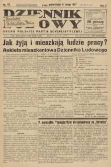 Dziennik Ludowy : organ Polskiej Partji Socjalistycznej. 1927, nr 42