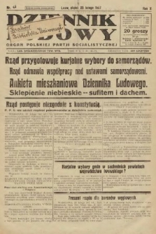 Dziennik Ludowy : organ Polskiej Partji Socjalistycznej. 1927, nr 45