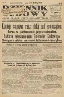 Dziennik Ludowy : organ Polskiej Partji Socjalistycznej. 1927, nr 46