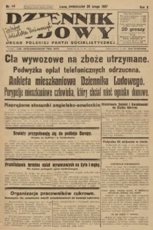 Dziennik Ludowy : organ Polskiej Partji Socjalistycznej. 1927, nr 48