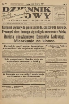 Dziennik Ludowy : organ Polskiej Partji Socjalistycznej. 1927, nr 49