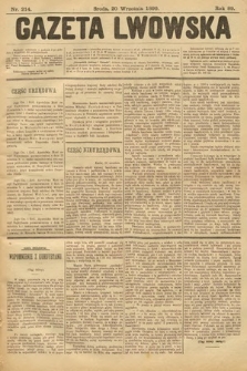 Gazeta Lwowska. 1899, nr 214