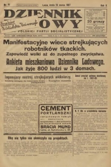 Dziennik Ludowy : organ Polskiej Partji Socjalistycznej. 1927, nr 61