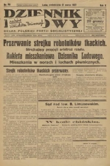 Dziennik Ludowy : organ Polskiej Partji Socjalistycznej. 1927, nr 66