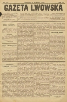 Gazeta Lwowska. 1899, nr 218