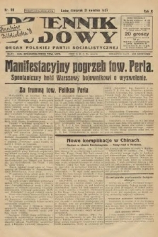 Dziennik Ludowy : organ Polskiej Partji Socjalistycznej. 1927, nr 90