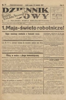 Dziennik Ludowy : organ Polskiej Partji Socjalistycznej. 1927, nr 97