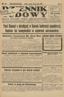 Dziennik Ludowy : organ Polskiej Partji Socjalistycznej. 1927, nr 109