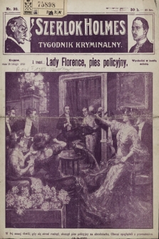 Szerlok Holmes : tygodnik kryminalny. 1910, nr 39