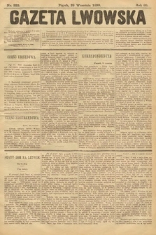 Gazeta Lwowska. 1899, nr 222