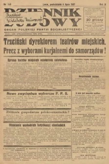 Dziennik Ludowy : organ Polskiej Partji Socjalistycznej. 1927, nr 149