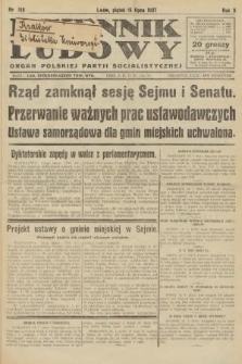 Dziennik Ludowy : organ Polskiej Partji Socjalistycznej. 1927, nr 158