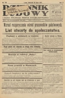 Dziennik Ludowy : organ Polskiej Partji Socjalistycznej. 1927, nr 166