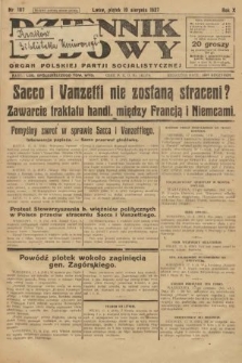 Dziennik Ludowy : organ Polskiej Partji Socjalistycznej. 1927, nr 187