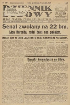 Dziennik Ludowy : organ Polskiej Partji Socjalistycznej. 1927, nr 208