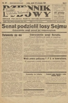 Dziennik Ludowy : organ Polskiej Partji Socjalistycznej. 1927, nr 217