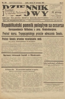 Dziennik Ludowy : organ Polskiej Partji Socjalistycznej. 1927, nr 218
