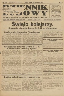 Dziennik Ludowy : organ Polskiej Partji Socjalistycznej. 1927, nr 221