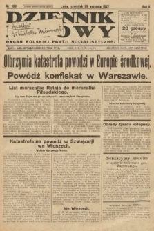 Dziennik Ludowy : organ Polskiej Partji Socjalistycznej. 1927, nr 222