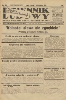 Dziennik Ludowy : organ Polskiej Partji Socjalistycznej. 1927, nr 229