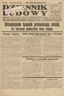 Dziennik Ludowy : organ Polskiej Partji Socjalistycznej. 1927, nr 242