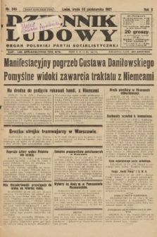 Dziennik Ludowy : organ Polskiej Partji Socjalistycznej. 1927, nr 245