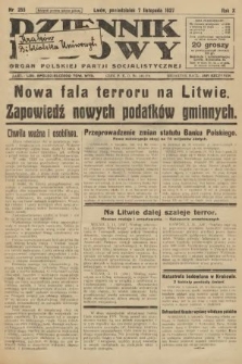 Dziennik Ludowy : organ Polskiej Partji Socjalistycznej. 1927, nr 255