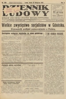 Dziennik Ludowy : organ Polskiej Partji Socjalistycznej. 1927, nr 262